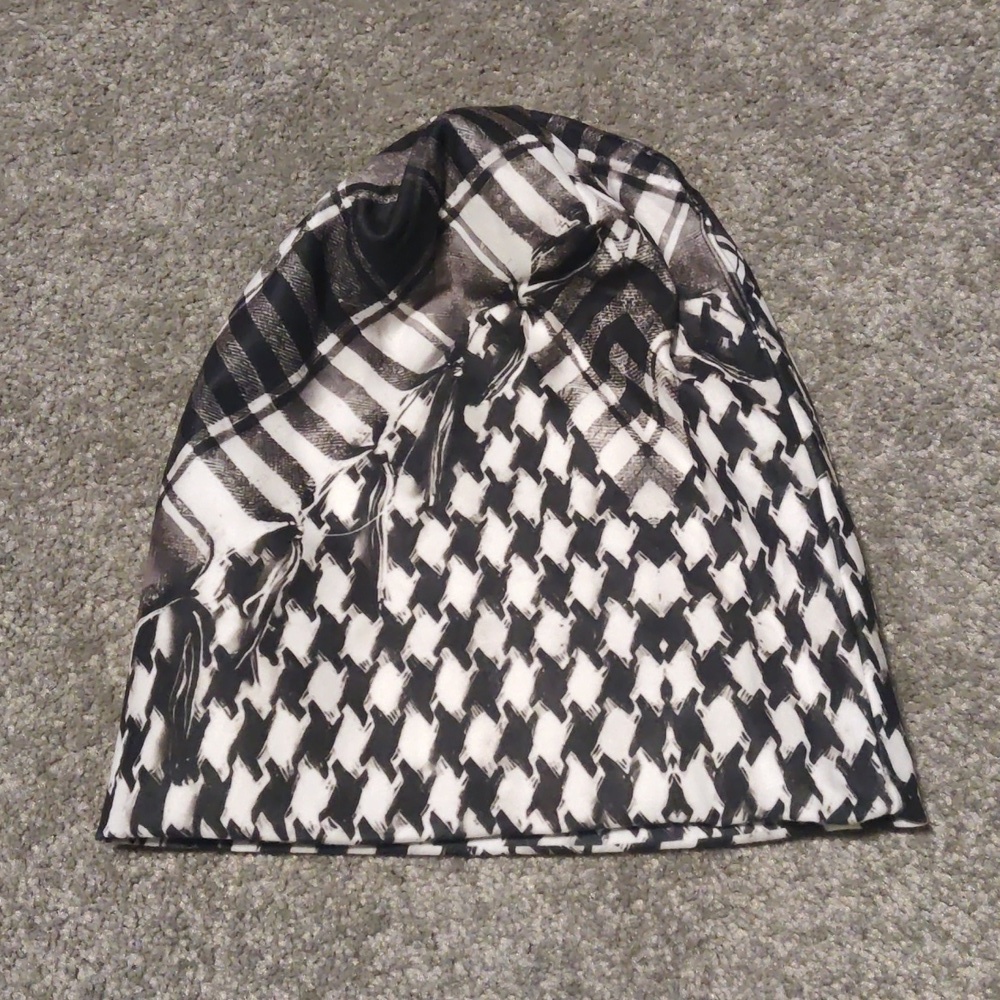 Palestinian Kefiyyeh Kufiya Shemagh Beanie Hat NEW NWT